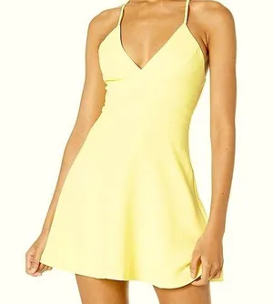 BCBGeneration Yellow Sun Dress thumbnail 1