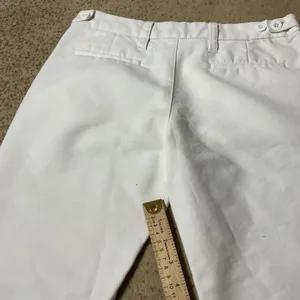 Lacoste Womens Old Money White‎ Cotton Chino Pants Straight Leg Size 29 Preppy thumbnail 5
