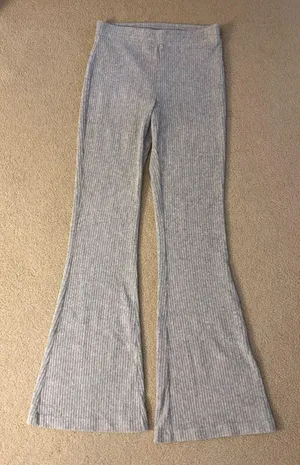 Aerie Flare Groove On Ribbed Pants Velour thumbnail 2
