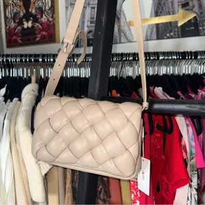 JW PEI Maze Bag in Almond Quilted Vegan Leather Crossbody Womens New NWT thumbnail 4