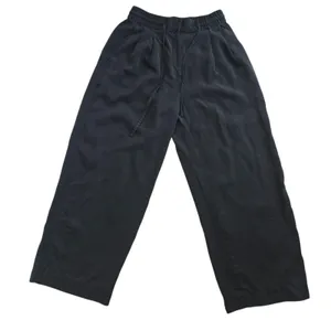 Club Monaco -1334 Signature Elasticated Wide Leg Trouser Pants Black Size‎ 4 thumbnail 2