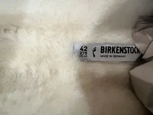 Birkenstock Zermatt Rivet Plaid Shearling Slippers EU 42 Women 11 Men 9 Narrow thumbnail 8