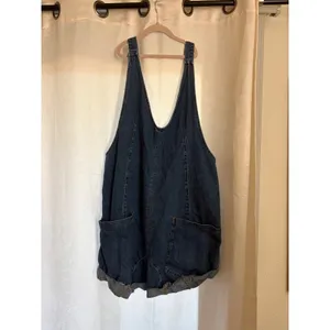 Free People We The Free High Roller Shortall Romper Size Large thumbnail 2