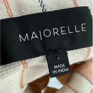 Majorelle Womens Striped Deep V-Neck Mini Dress Jumper Size Small Boho Festival thumbnail 2