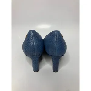 Vionic Mia Pumps Women 9.5 Blue Fair Snakeskin Embossed Leather Kitten Heel thumbnail 6