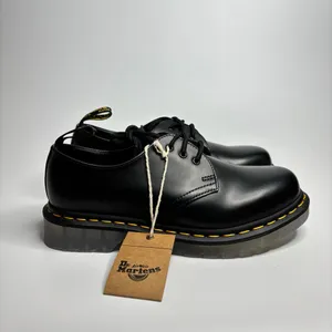Dr. Martens 1461 Iced Smooth Leather Oxford Loafer Shoes in Black thumbnail 2