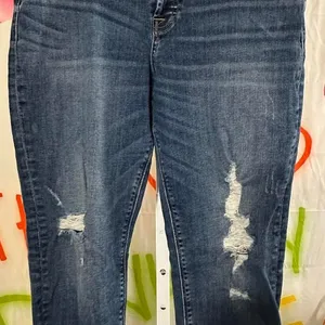J15. Hudson blue jeans with distressed details thumbnail 1