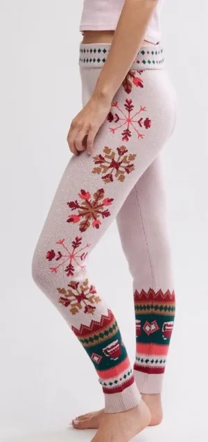 NEW‎ Free People Falala Leggings Snowy Tips M thumbnail 1