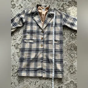 Lightweight coat/ long jacket for spring🌷 Black thumbnail 6
