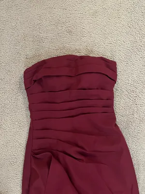 Side Slit Maxi Dress Red Size 4 thumbnail 4