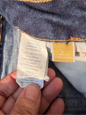 Michael Kors Denim Mini Skirt Women’s Size 6 Dark Wash Sailor Gold Button thumbnail 4