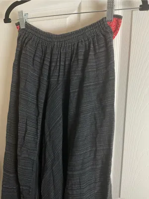 Harempants Charcoal Gray Hill Tribe Harem Pants - Boho Yoga Festival thumbnail 8