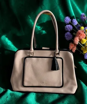 KATE SPADE Rose Cloud Pink Ward Place Large Evangelie Leather Tote Bag thumbnail 1
