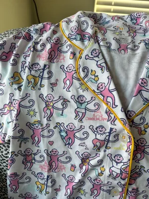 Roller Rabbit Palm Beach Monkey Polo Pajamas thumbnail 3