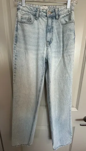 PacSun High Waisted Light Blue Baggy Jeans Women's Sz 24 thumbnail 1