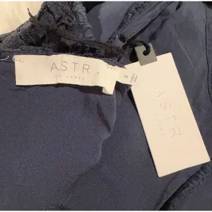 NEW ASTR Lace A-Line Midi Dress in Navy Blue Small thumbnail 9