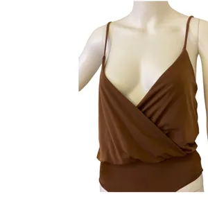 Wearever Brown Low Cut Bodysuit thumbnail 3