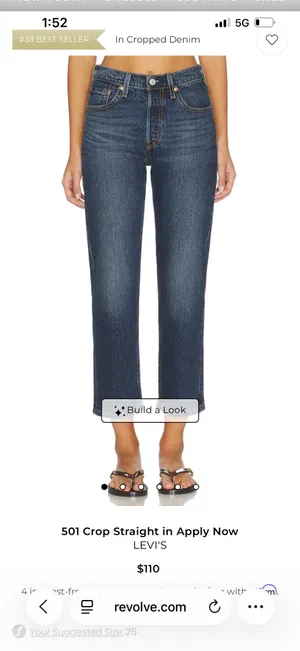 Levi’s 501 Jeans Cropped thumbnail 5