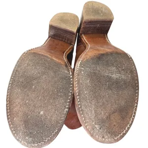 Vintage Frye Campus 14L Tall Boots Pebbled Leather Cognac Brown‎ Women's 9.5M thumbnail 15