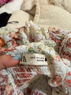 ZARA Floral Mini Dress thumbnail 3