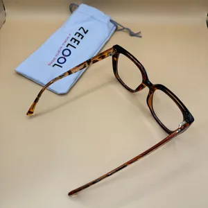 Zeelool Brown Glasses Frames, No prescription thumbnail 6