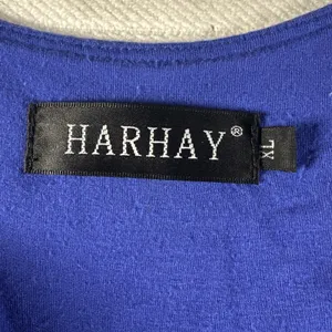 HARHAY Womens XL Blue Sleeveless Empire Waist Midi Dress Flowy Stretch Casual thumbnail 5