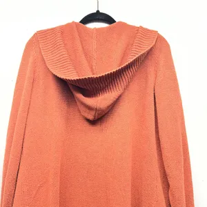Tahari Open Front Hooded Duster Knit Cardigan Womens 1X Work Travel Outdoor thumbnail 8