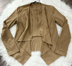 Zara Tan Long Sleeve Blazer Size XS thumbnail 1