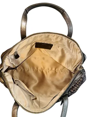 Coach Taylor Snake Print Satchel thumbnail 8