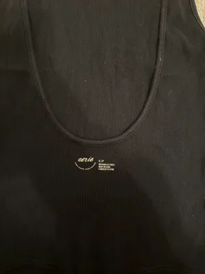 Aerie sleeveless black bodysuit, size small thumbnail 3