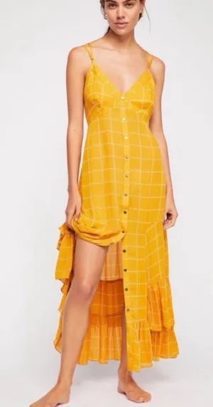 Free People | Check Me Out Maxi Slip Dress, large thumbnail 1