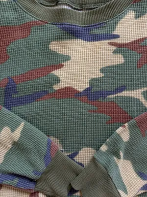Cropped camo thermal long-sleeve thumbnail 2
