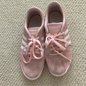 Adidas Women's Neo Courtset Sneakers Dusty Pink White Soft Size 7.5 Fashion EUC thumbnail 11