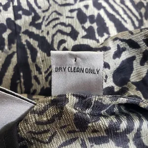 Chico's Womens S 100% Silk Animal Print Open Front Blazer thumbnail 9