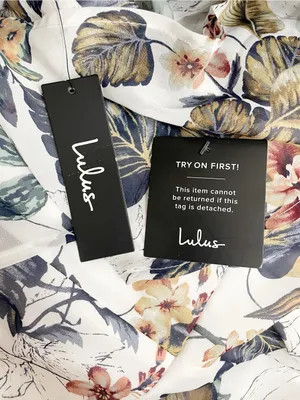 NWT Lulus Ray of Sunshine Maxi Dress Size XL White Floral Off Shoulder Wedding thumbnail 10