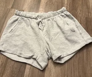 PINK Victoria’s Secret Gray Fleece Lounge Sweat Shorts thumbnail 1