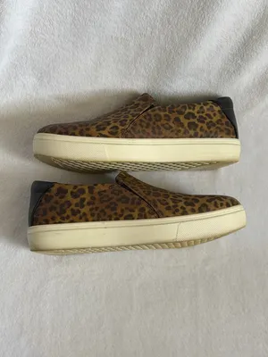 Dr. Scholl's Brown Leopard Slip thumbnail 3