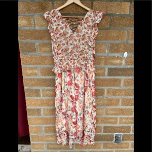 Anthropologie FIG & FLOWER boho dress large thumbnail 2
