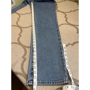 Abrand A ’99 Low Straight Jeans 90s Y2K Low Rise Blue Denim Size 29 Style 72468 thumbnail 9
