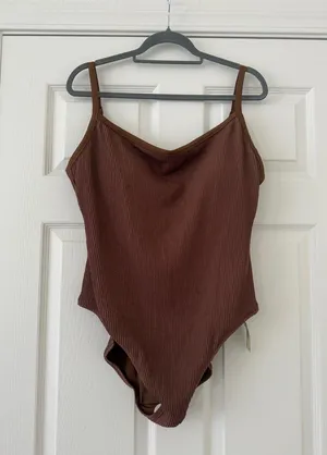 NWT Aerie Ribbed Swimsuit size XXL thumbnail 1