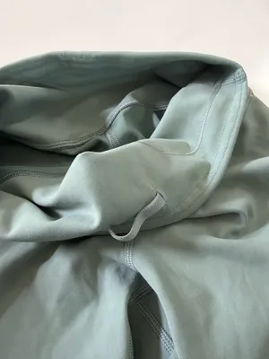 Seafoam green lululemon biker shorts thumbnail 4
