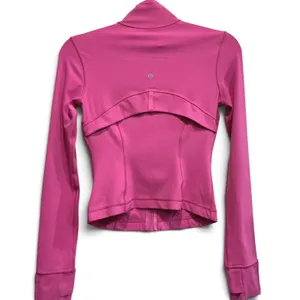 Lululemon Define Jacket Nulu Cropped Fuchsia Pink LW3HJFS Womens Size 4 / S thumbnail 2