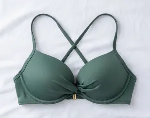 Women’s Tahiti Bikini Top Green Size M thumbnail 1