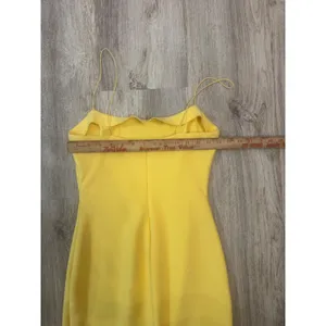Likely‎ Banks Flounced Hem Slip Dress in Snapdragon yellow Size 2 thumbnail 6