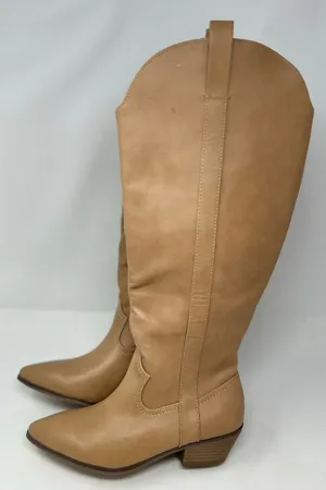 Universal Threads‎ Women's Tan Memory Foam Boots Size 7 1/2 thumbnail 1