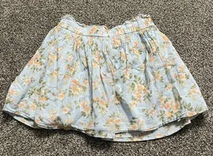 American Eagle blue, peach and green floral mini skirt S thumbnail 11