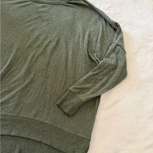 Aerie Olive Green Women's Sweater long sleeve thumbnail 2