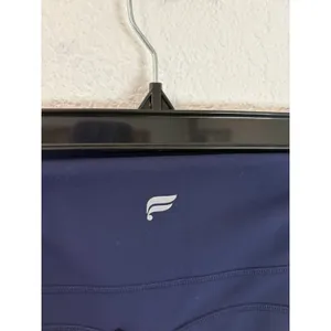 Fabletics Oasis High Waist Kick Flare Womens Size Medium Deep Navy NWT NEW thumbnail 4