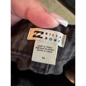 Billabong Gray Cargo Pants Wide Leg Utility Trousers‎ Womens Size 24 Charcoal thumbnail 5