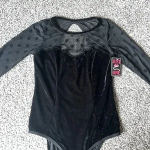 Just One‎ LLC black bodysuit size medium thumbnail 1
